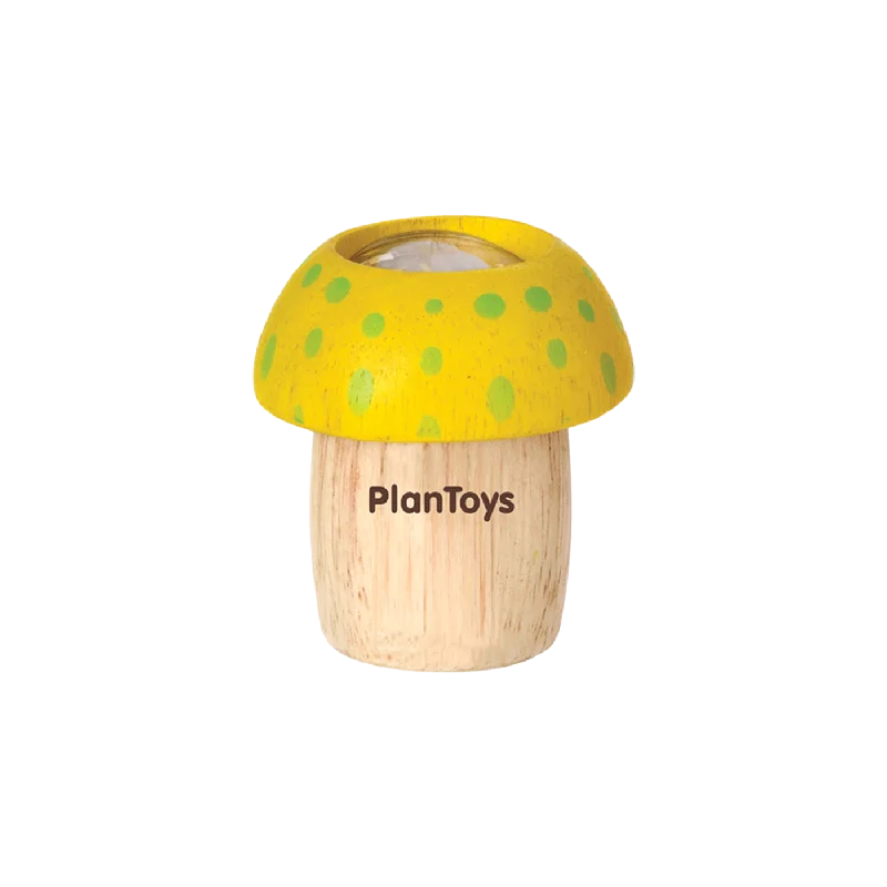 Plan Toys Mushroom Kaleidoscope · Yellow