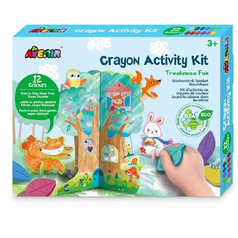 Avenir - Crayon Activity Kit Treehouse Fun