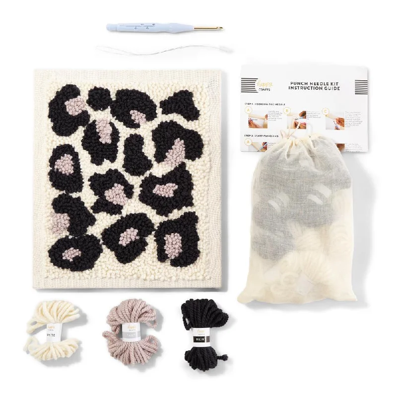 Punch Needle Kit - Leopard