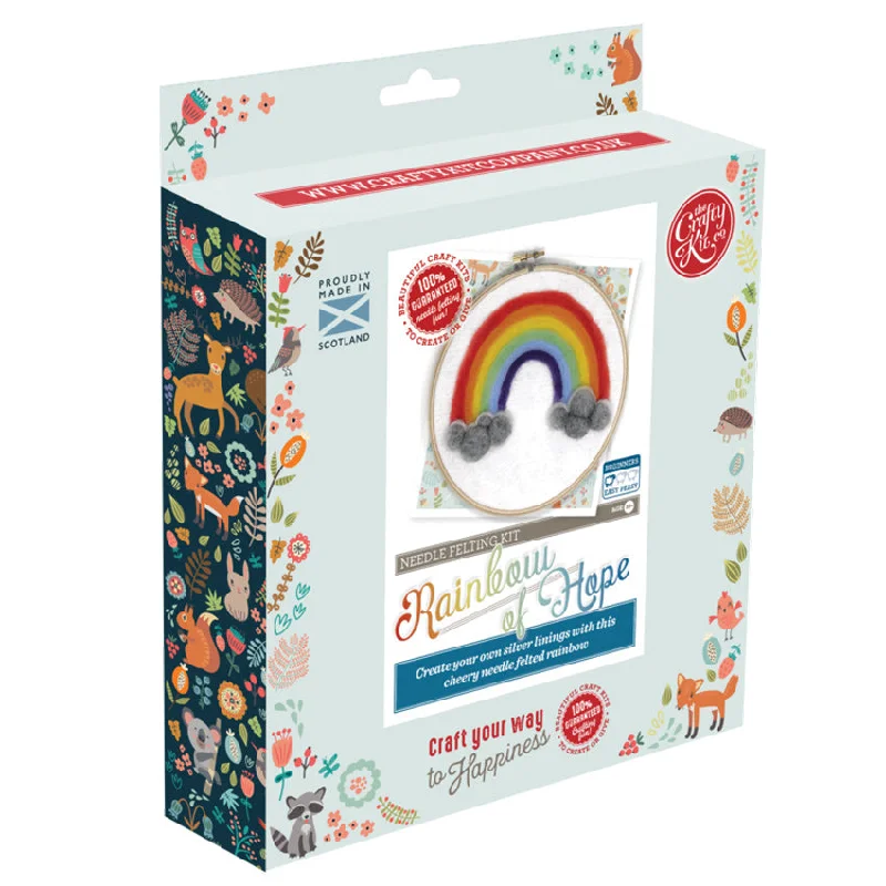 Needle Felt Craft Kit - Rainbow of Hope