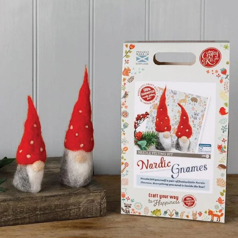 Needle Felting Kit - Nordic Gnomes