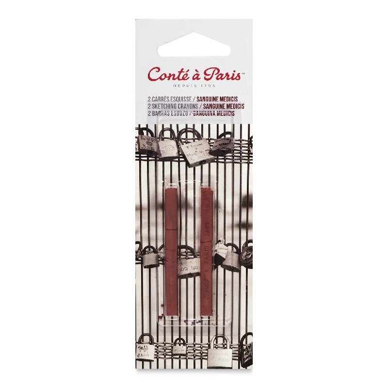 Conté à Paris Color Carré Crayon Sanguine Medici 2pk