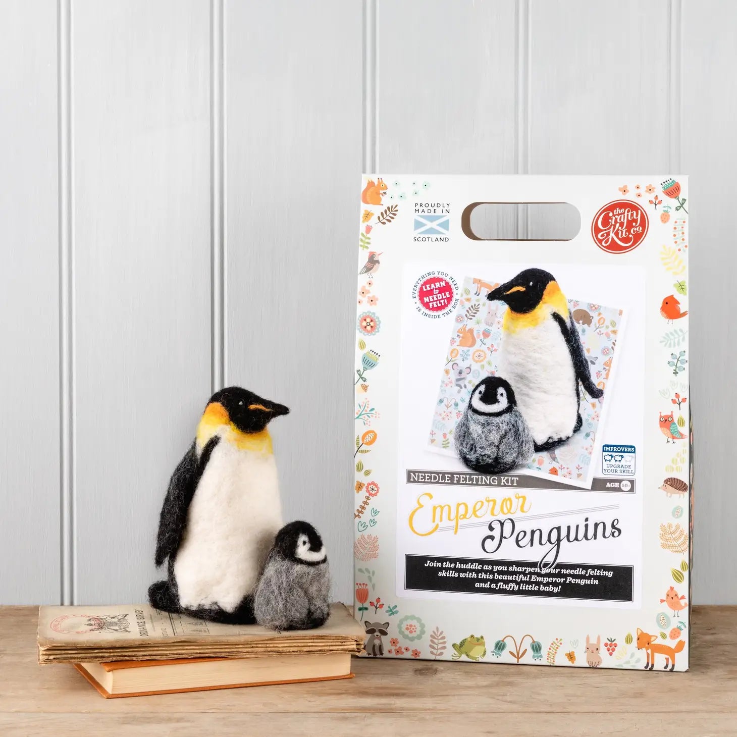 Emporer Penguins Needle Felting Craft Kit