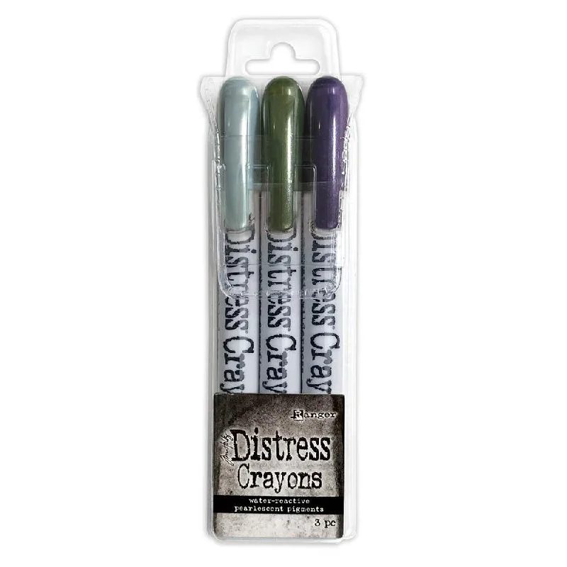 Tim Holtz Distress Crayon Pearl Set Halloween Set #6