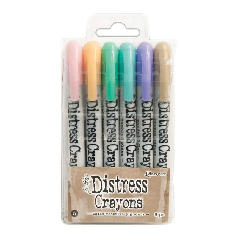 Tim Holtz Distress Crayon Set - Set #5