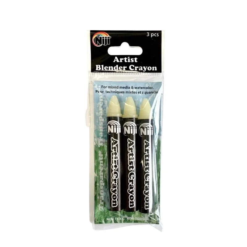 Yasutomo Niji Artist Clear Blender Crayon - Pack of 3