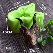 Silicone Mould 3D Buck Head