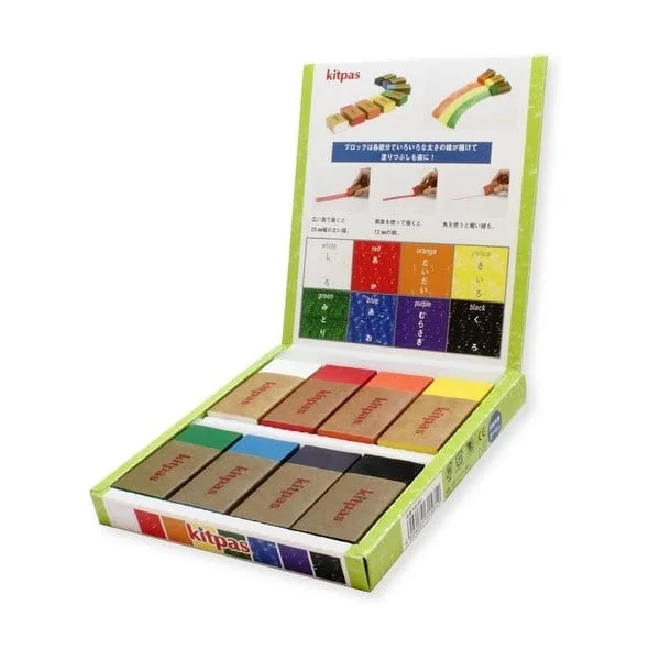 Crayon Block Set, 8 Colors