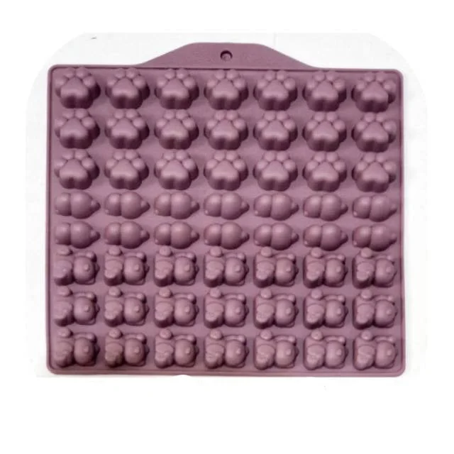 Silicone Mould Gummy Mini Bear Paw Bee