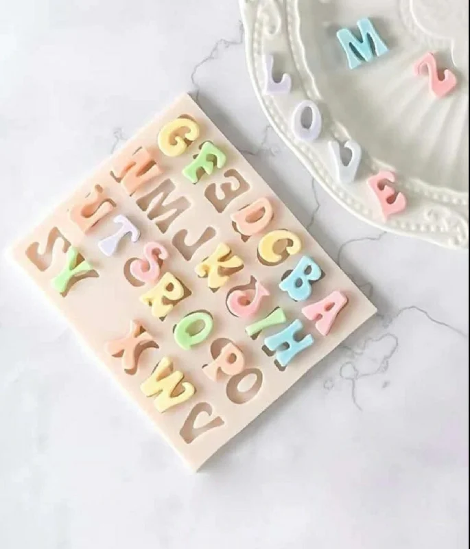 Silicone Mould Alphabet Uppercase