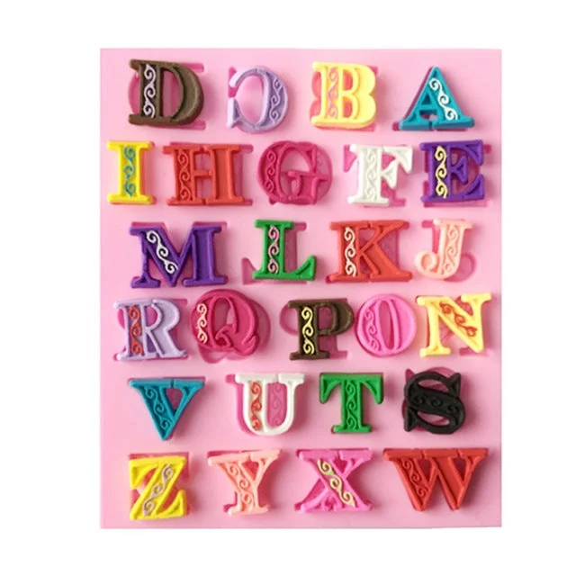 Alphabet Silicone mould