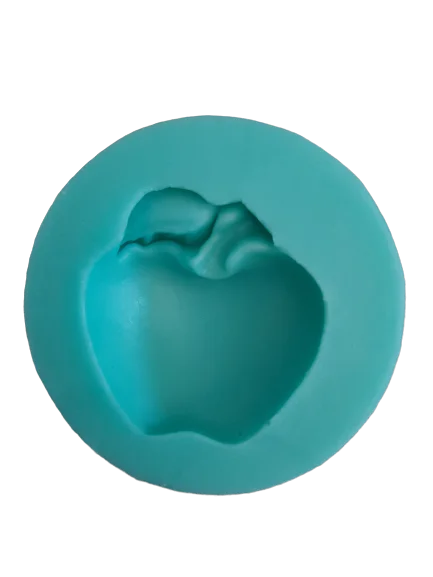 Apple silicone mould, 3.5x3.7cm