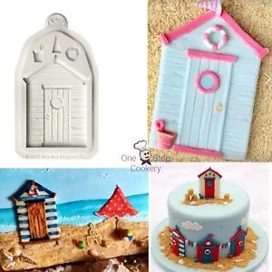 Beach House silicone mould, 7.7x5cm