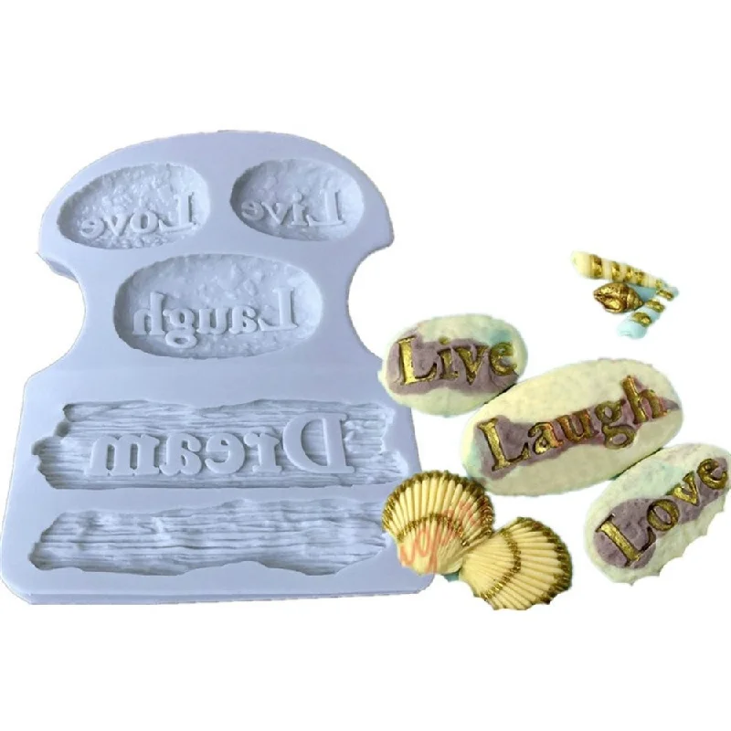 Beach rocks silicone mould