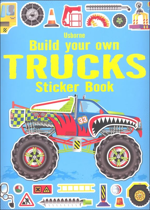 Build Your Own Trucks Sticker Book