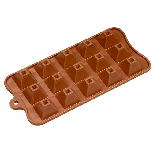 Nr18, Silicone mould chocolate truffle, Pyramid