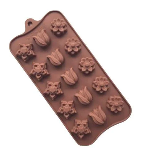 Nr66, Silicone mould chocolate truffle, Tulip