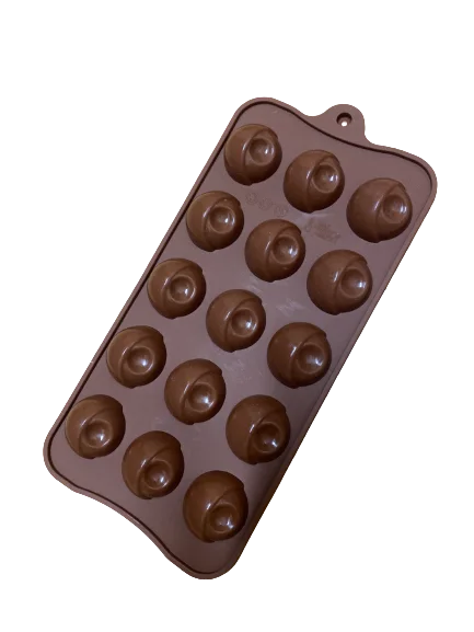 Nr62, Silicone mould chocolate truffle, Round