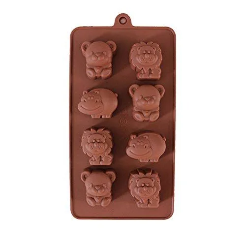 Nr51 Silicone mould chocolate truffle, Wild animal