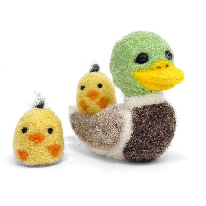 Duck & Ducklings Needle Felting Craft Kit