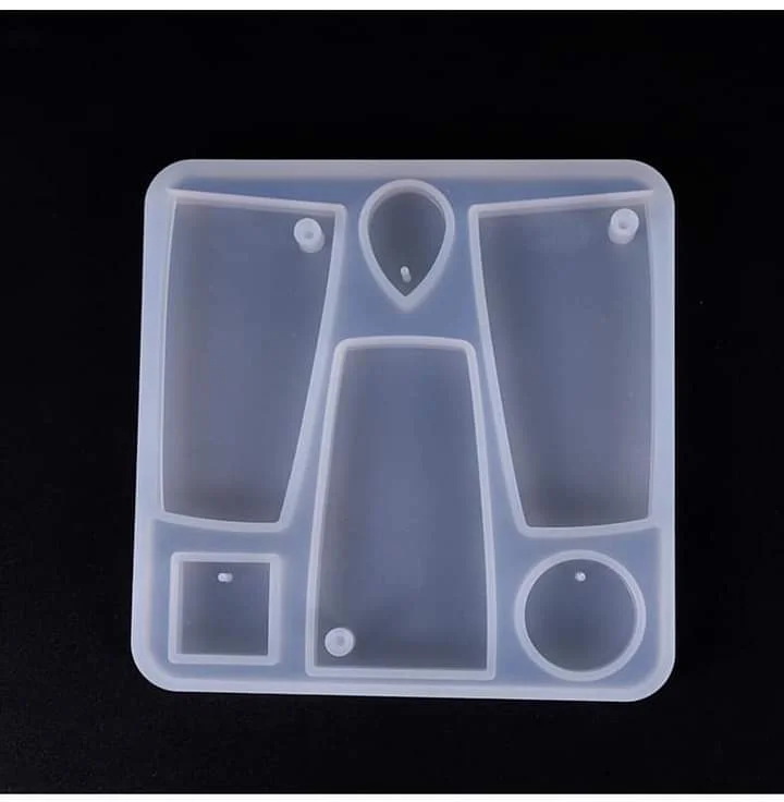 Resin Earring soft silicone mould for resin jewelry,size of mould 9x9cm,circle