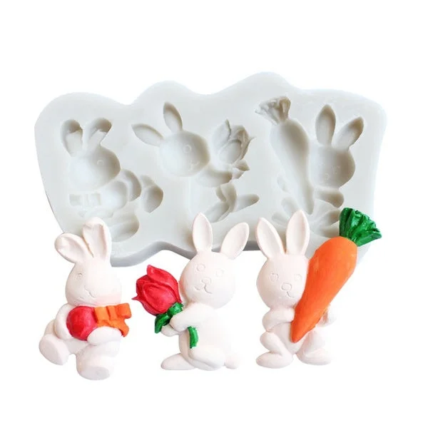 Silicone Mould Easter Bunnies