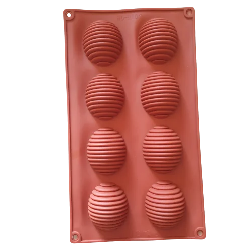 EE, Silicone mould, Soap chocolate eggs stripe