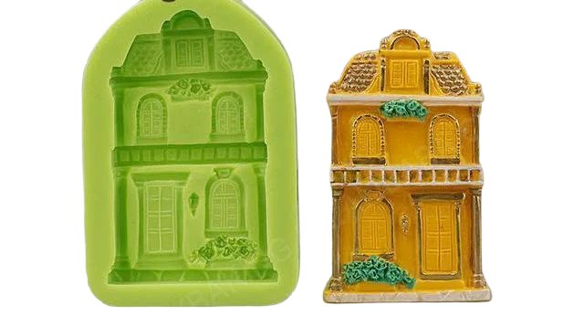 Fairy house cottage silicone mould