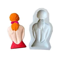 Fashion Lady Silicone Mould 10.3x4.6cm