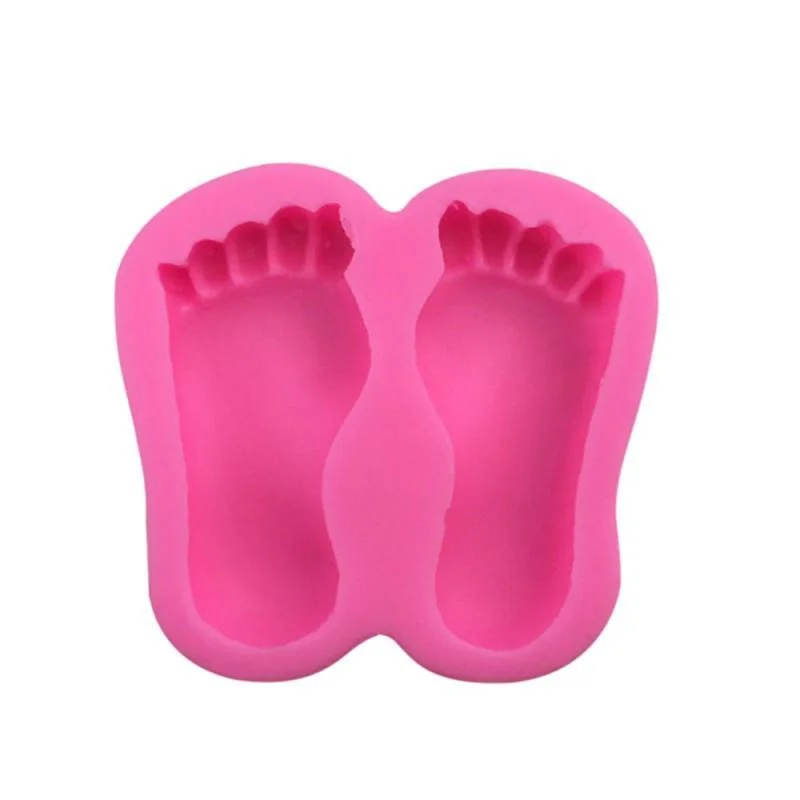 Feet silicone mould, 6x2.5cm