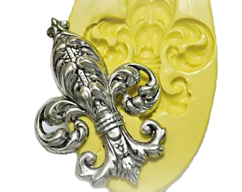 Fleur de lis silicone mould