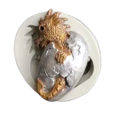 Game of Thrones Dragon B silicone mould, 7x4.5cm