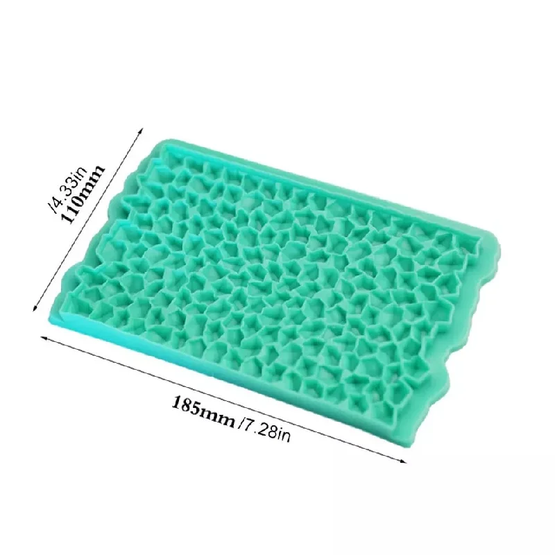 Gemstone impression silicone mould