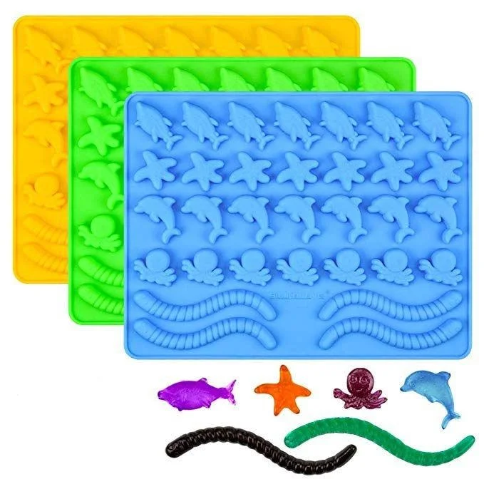 Gummy Under the Sea Animals silicone mould