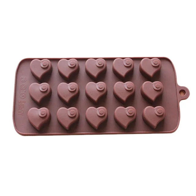 Nr69, Silicone mould chocolate truffle, Heart