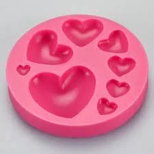 Hearts valentine Silicone fondant mould