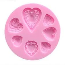 Hearts Silicone mould