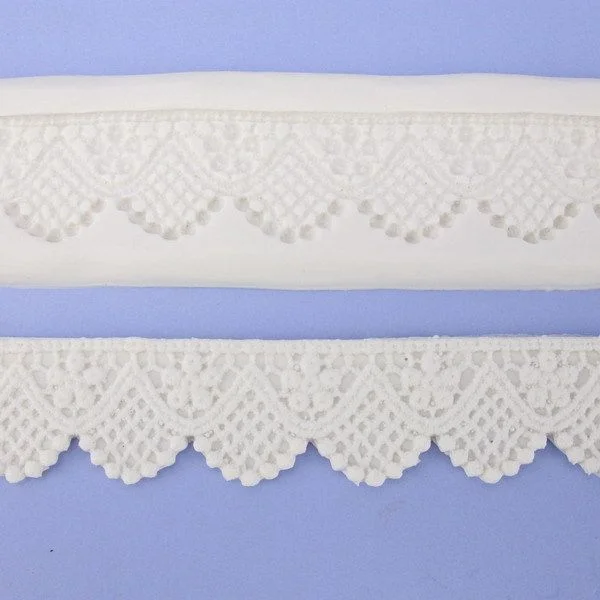 Lace border E silicone mould