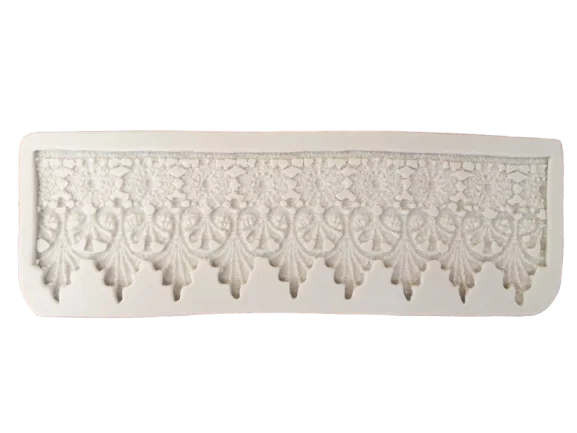 Lace border H silicone mould