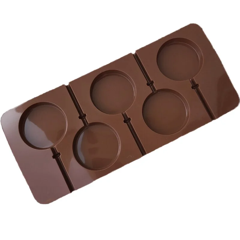 Lollipop silicone mould, without sticks, 5cm