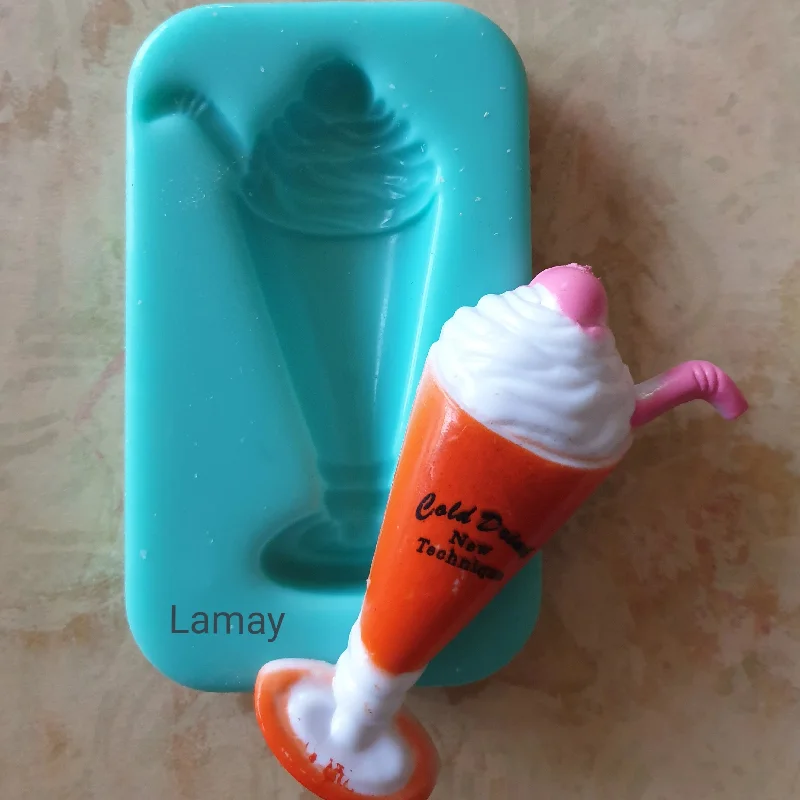 Milkshake silicone mould, 8x4.4cm