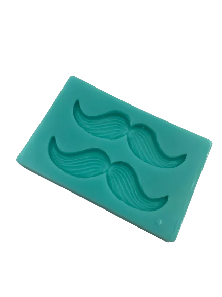 Moustache silicone fondant mould. size of mould 8x6cm