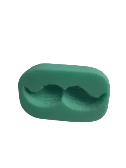 Moustache silicone mould, 4.8x1.5cm