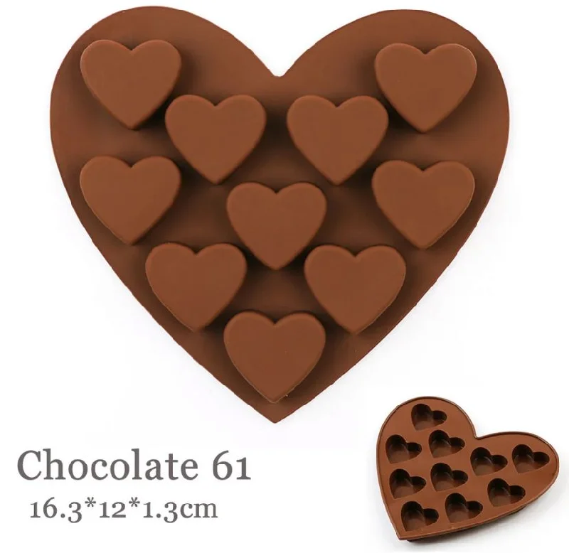 Nr125 Silicone Mould Chocolate Heart