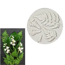 Fern leaves silicone mould