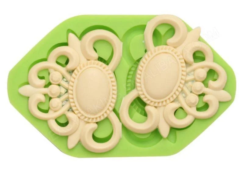 Retro Embellishment Jewels silicone mould