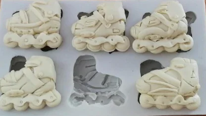 Roller skates silicone mould