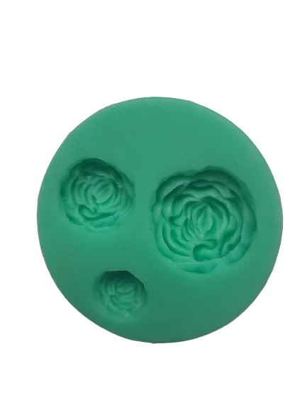 Rose cupcake silicone mould