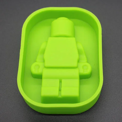 Silicone Mould Building Blocks Man