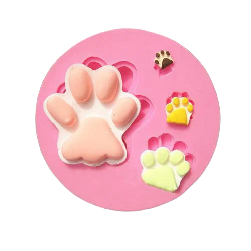 Silicone fondant Paws mould. Mould size 9cm, Paw